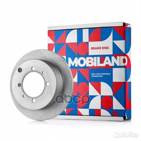 Диск тормозной задний невентилируемый D261,87мм