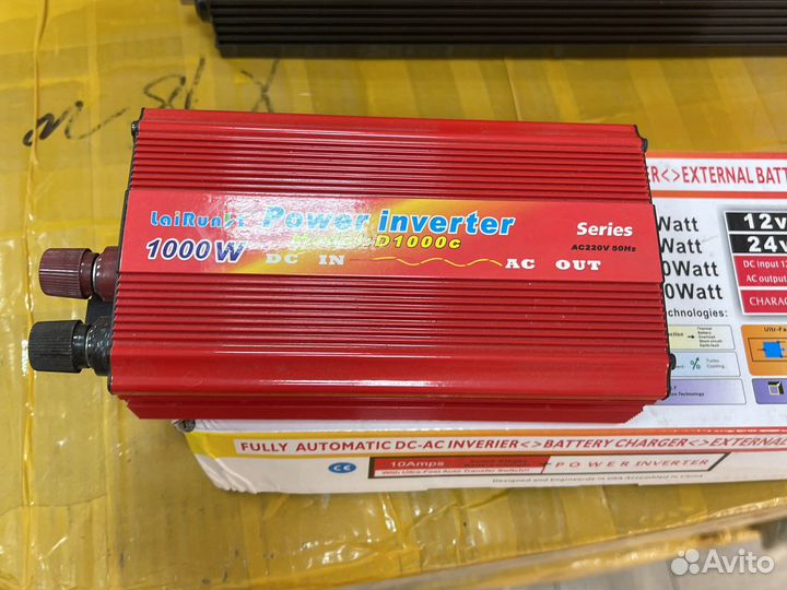 Автоинвертор преобразователь напряжения 12 на 220V