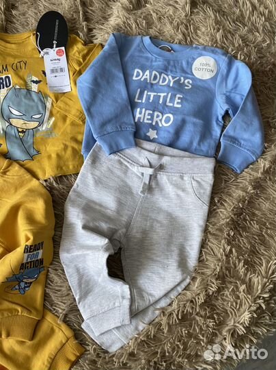 Пакет новых вещей на мальчика 74 рост