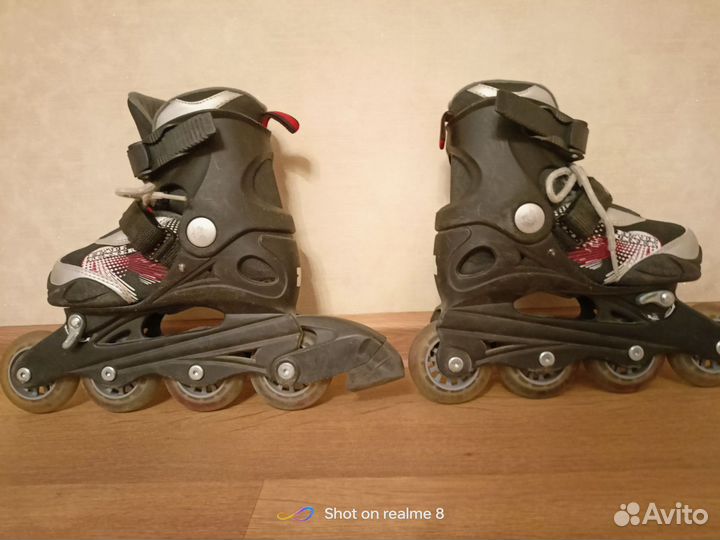 Роликовые коньки детские раздвижные