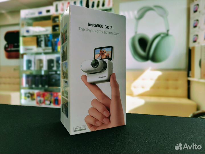 Экшн-камера Insta360 GO 3 64GB белый