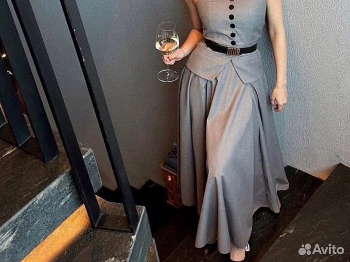 Костюм двойка. Корсетный топ+юбка