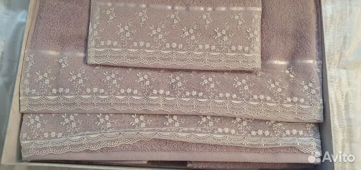 Набор из 3х полотенец в коробке