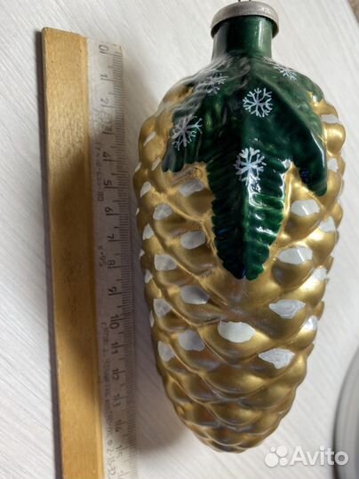 Елочные игрушки СССР (кремлевская шишка) редкость