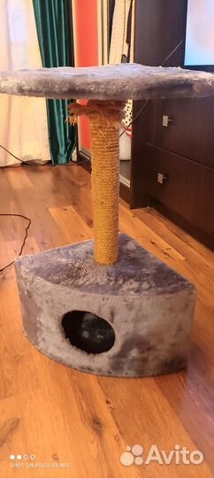 Домик для кошки с когтеточкой