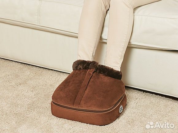 Тепловой вибромассажёр для ног 2 в 1