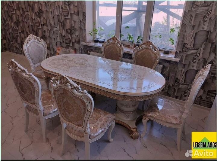 Кухонный стол раскладной белый