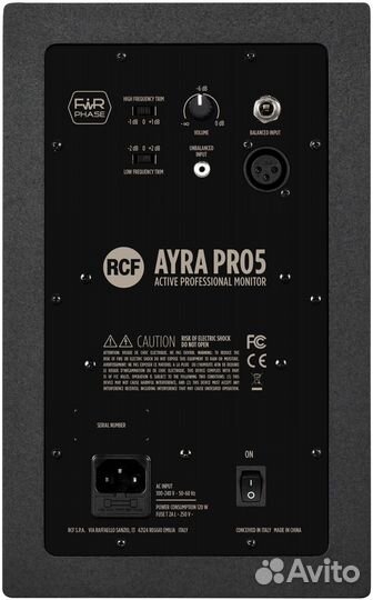 Студийный монитор RCF Ayra PRO 5