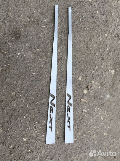 Накладки на дворники нержавейка газель N Б