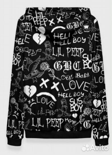 «Лил пип» толстовка женская, подростковая
