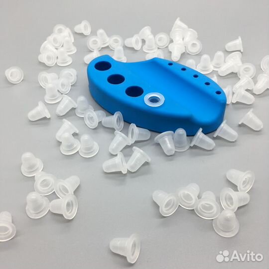 Силиконовые колпачки, емкости, капсы для пигмента