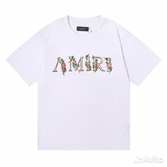 Футболка Amiri с цветами