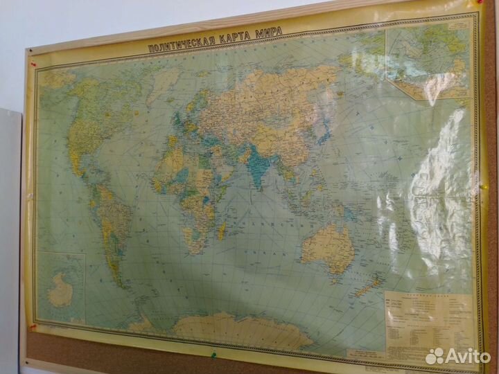 Политическая карта мира СССР