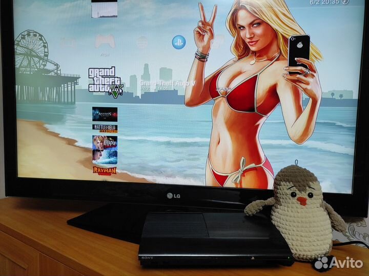 Игровая приставка ps3 Super slim 320gb прошитая