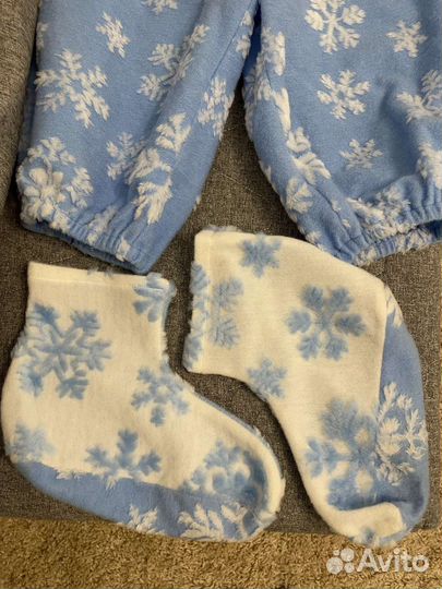 Новогодний костюм снеговик