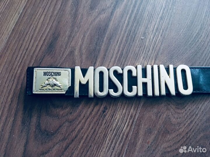 Ремень женский Moschino, натуральная кожа