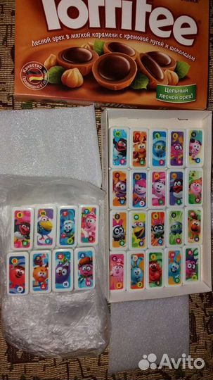 Домино смешарики новое 28 шт