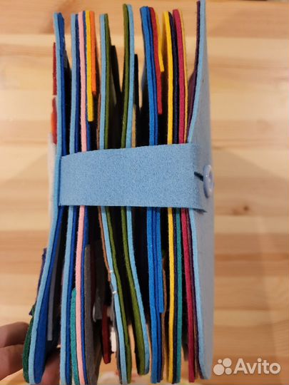 Мягкая книжка book2 монтессори из фетра