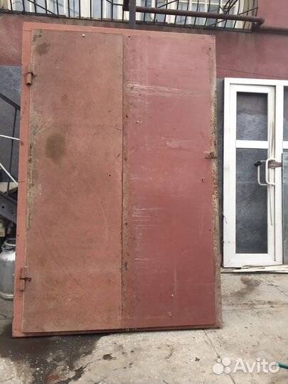 Ворота гаражные металлические бу