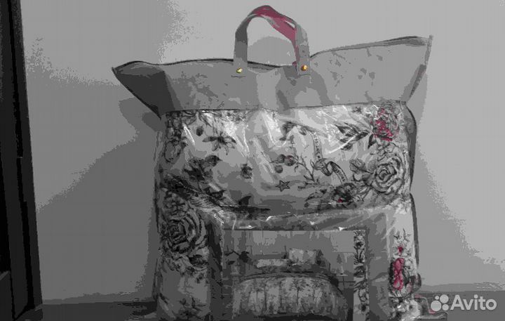 Постельное белье евро с готовым одеялом