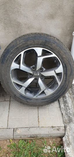 Литые диски и шины r17 kia sportage
