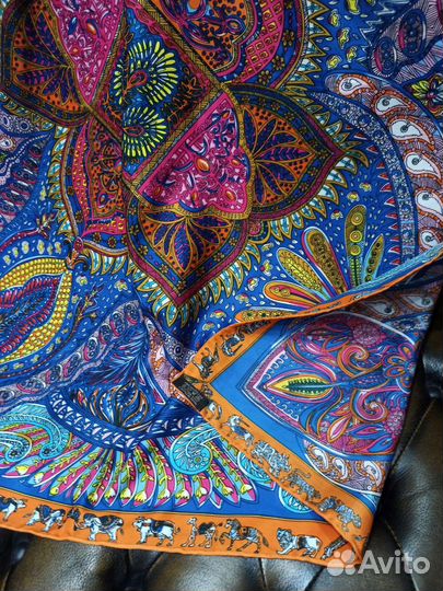 Платок hermes шелк италия