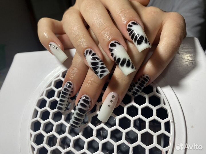 Маникюр педикюр гель лак экстра наращивание ногтей