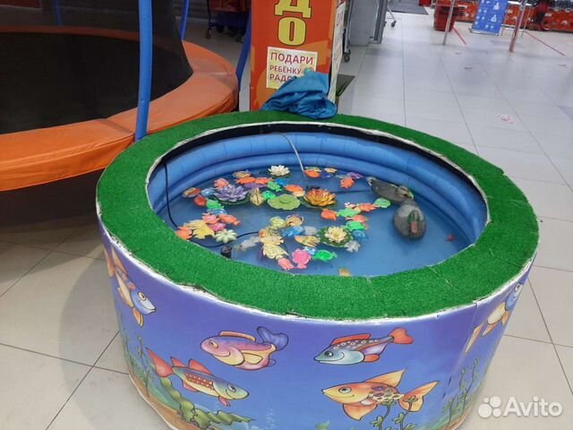 Рыбалка аттракцион, зоомобиль корова