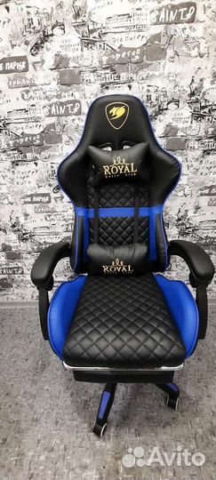 Компьютерное кресло игровое 155F синее