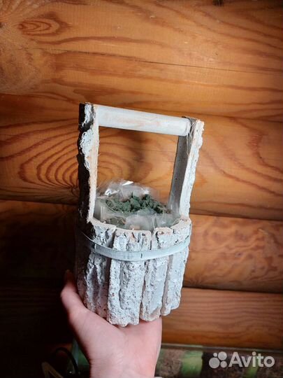 Деревянные кашпо для букета