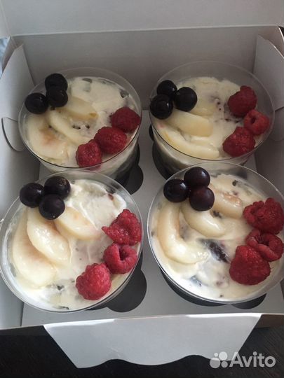 Трайфлы. Бисквитные тортики