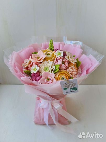 Букет сладкий зефирный