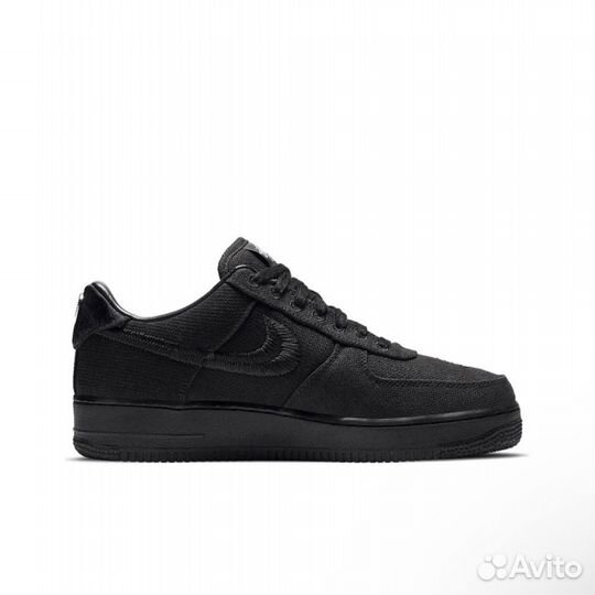 Кроссовки nike stussy air force 1 low black