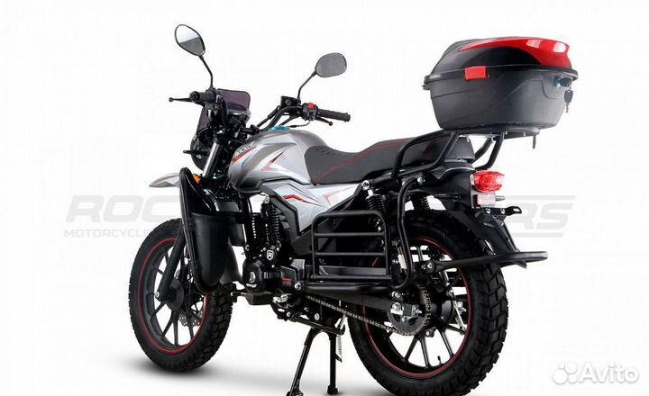Мотоцикл дорожный rockot quest 150 (серый глянцевы