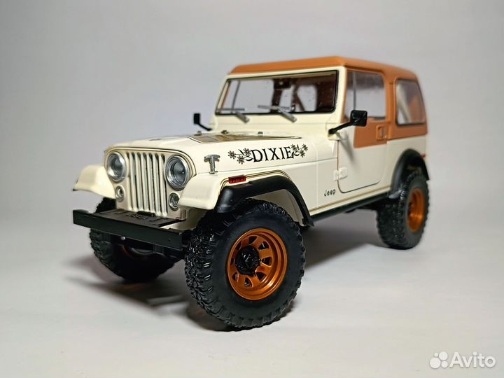 1979 Jeep CJ-7 Golden Eagle Dixie 1:18 Greenlight