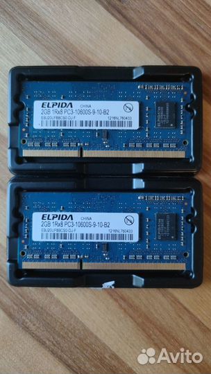 Оперативная память Elpida ddr3 2gb