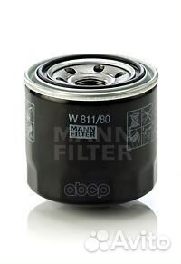W811/80 mann Фильтр масляный W 811/80 mann-filter