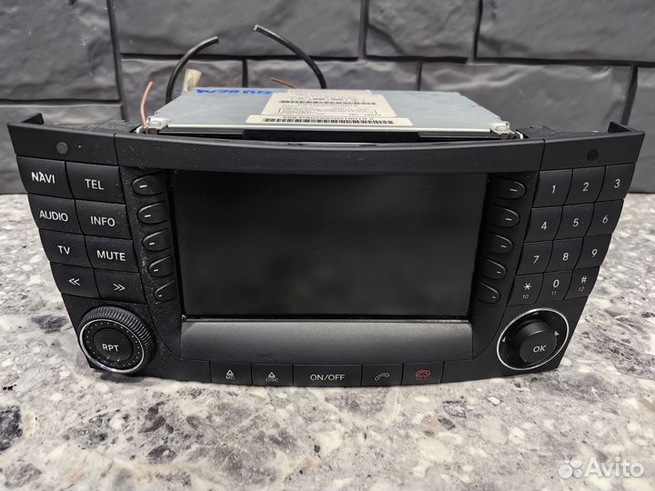 Магнитола W211 W219 с разъёмами