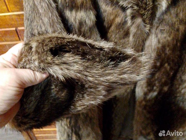 Шуба женская енот