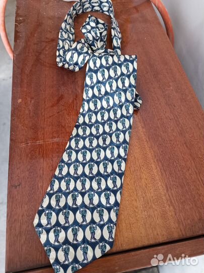 Галстук ретро шелк ручная работа