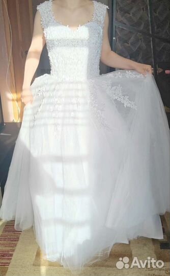 Свадебное платье новое 48 - 50