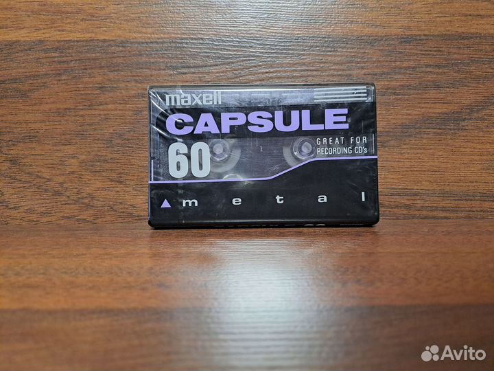 Аудиокассета maxell capsule 60