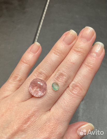 Природный турмалин 10 карат и параиба 0,47