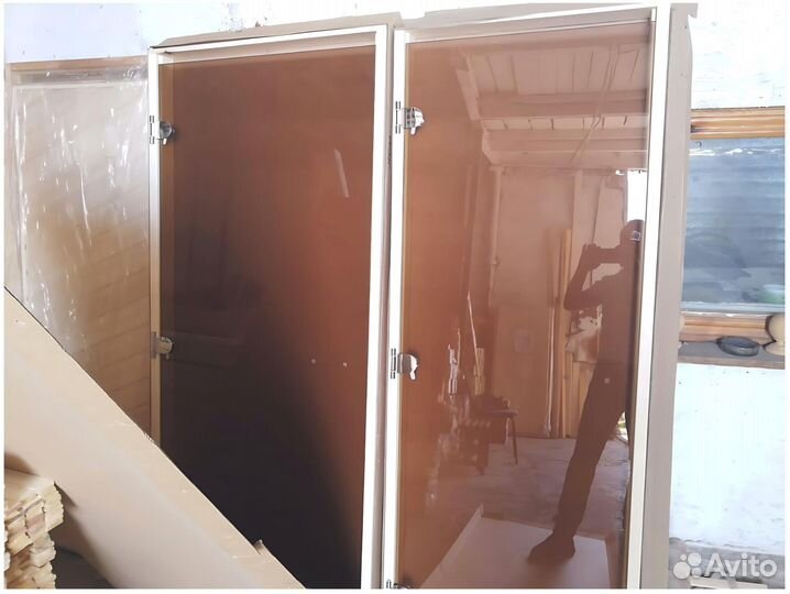 Стеклянная дверь для бани, 680*1800. В наличии