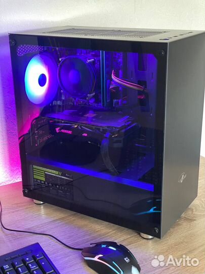 Игровой пк полный комплект с монитором