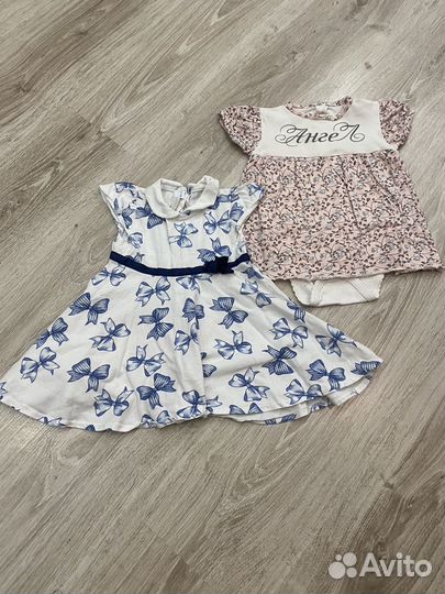 Пакет летних вещей на девочку 74-80