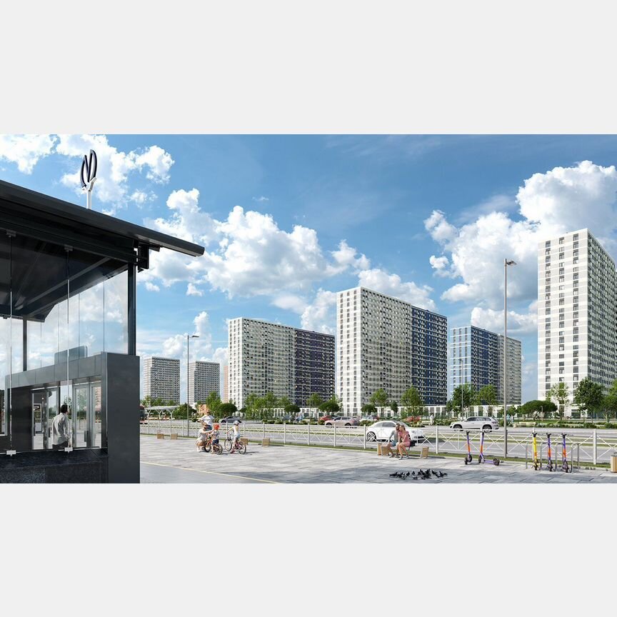 2-к. квартира, 47,2 м², 13/23 эт.