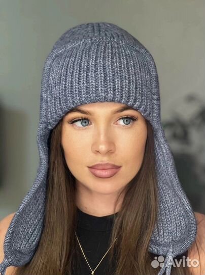 Ушанка-шапка на флисе