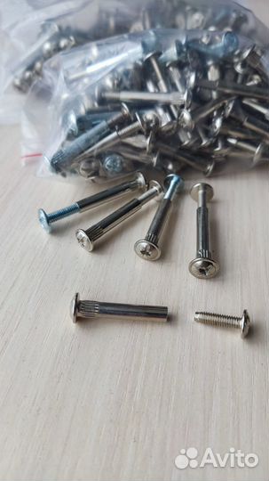 Стяжка мебельная межсекционная 100 шт. d5 м4