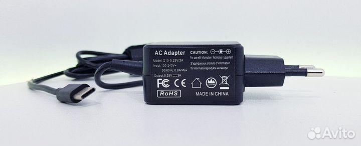 Блок питания 5.25V 3A TypeC новый